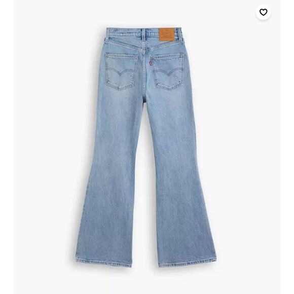 LEVI'S PREMIUM 70's High Rise Flare Jeans You and I Light Wash Sz 30 {3P27} - Picture 6 of 6